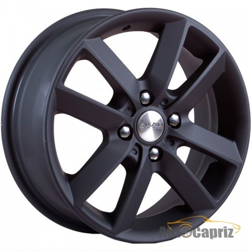 Диски Скад Самурай черный-матовый R15 W6 PCD4x100 ET45 DIA67.1   
